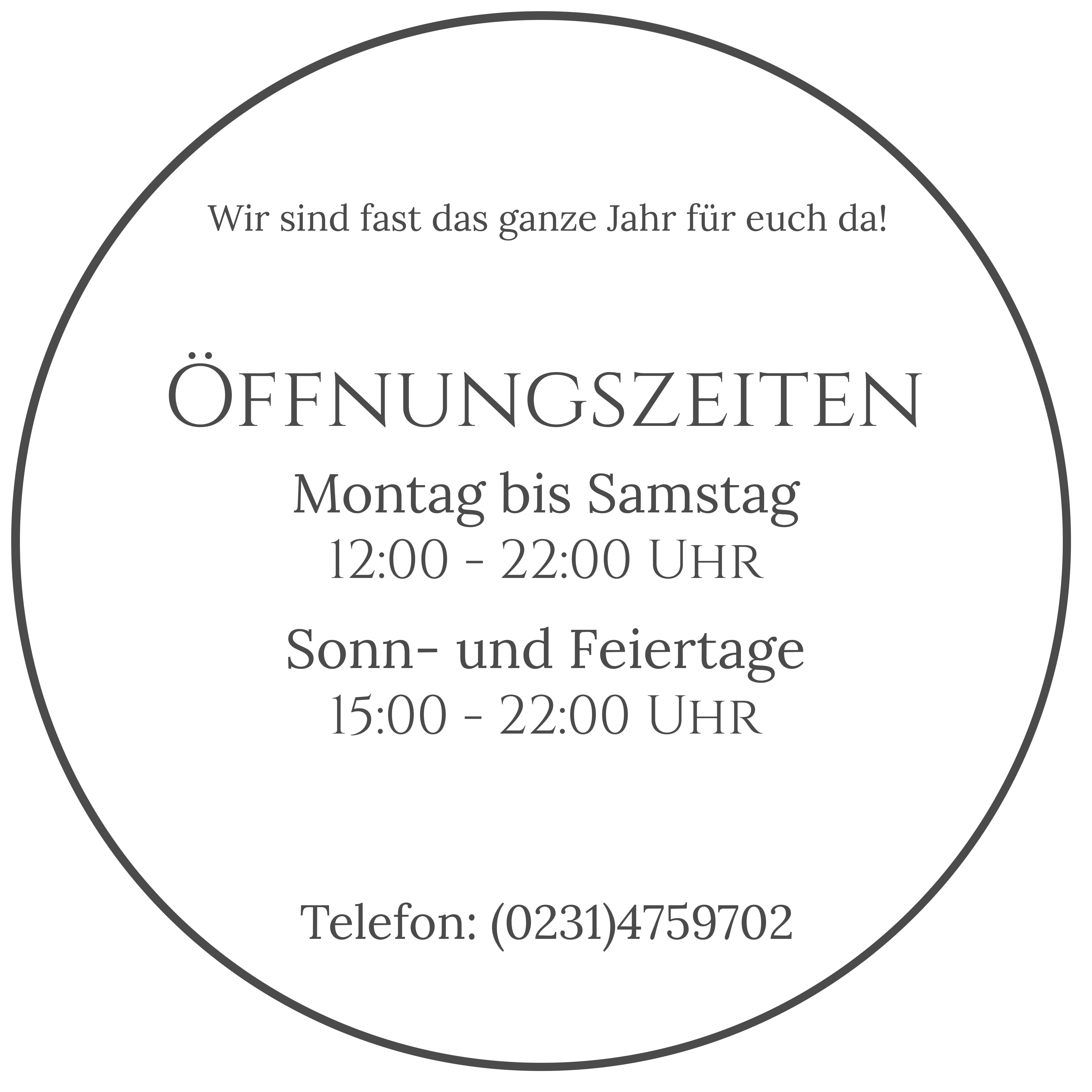 offnungszeiten